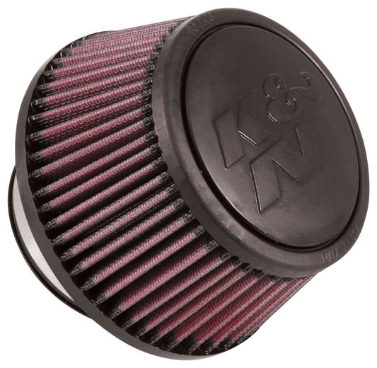 K&N Universal Round Clamp-On Air Filter 3in Flange ID x 6in Base OD x 4.625in Top OD x 3in Height - Blais Performance Parts