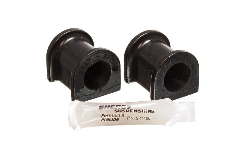 Energy Suspension 03-05 Mitsubishi Lancer EVO 8 Black 22mm Rear Sway Bar Bushings - Blais Performance Parts