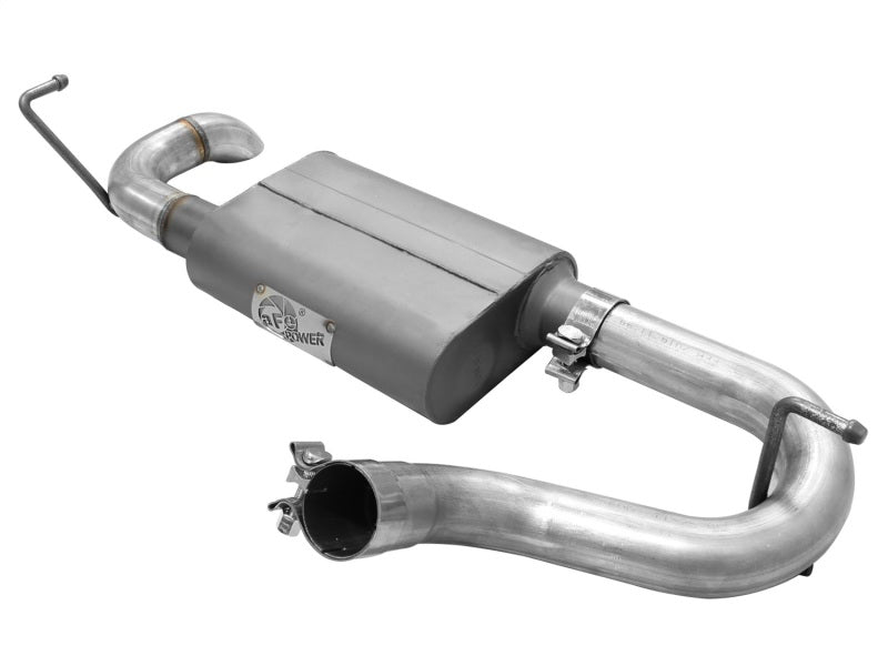 aFe Scorpion Exhaust System Axle Back Aluminized Hi-Tuck 07-17 Jeep Wrangler JK V6 3.6/3.8L - Blais Performance Parts