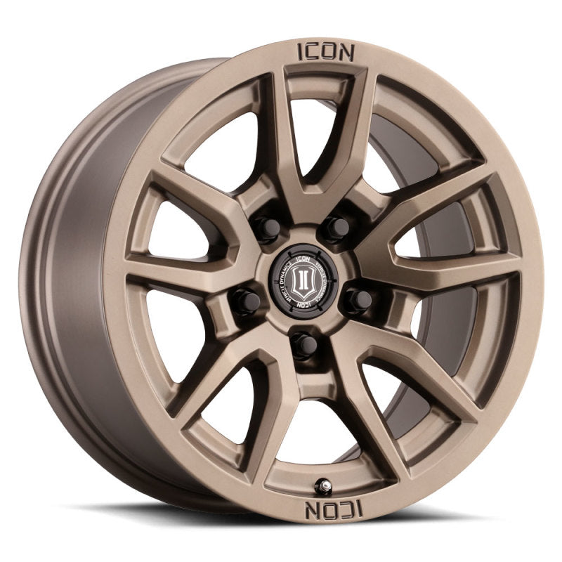 ICON Vector 5 17x8.5 5x150 25mm Offset 5.75in BS 110.1mm Bore Bronze Wheel - Blais Performance Parts