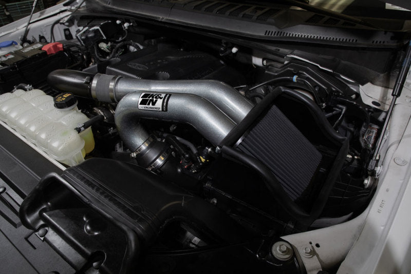 K&N 15-23 Ford F-150 (Incl. Raptor) 2.7L/3.5L V6 Performance Air Intake System - Blais Performance Parts