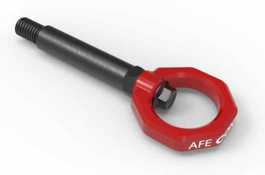 aFe Control Rear Tow Hook Red BMW F-Chassis 2/3/4/M - Blais Performance Parts