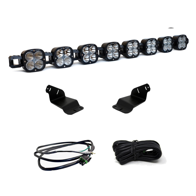 Baja Designs 2021+ Ford Bronco Roof Light Bar Kit 8 XL Linkable w/Upfitter - Blais Performance Parts