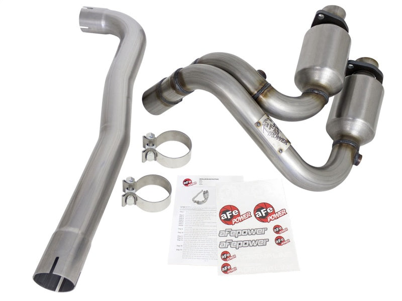 aFe Power Direct Fit Catalytic Converter Replacements Front 04-06 Jeep Wrangler (TJ/LJ) I6-4.0L - Blais Performance Parts