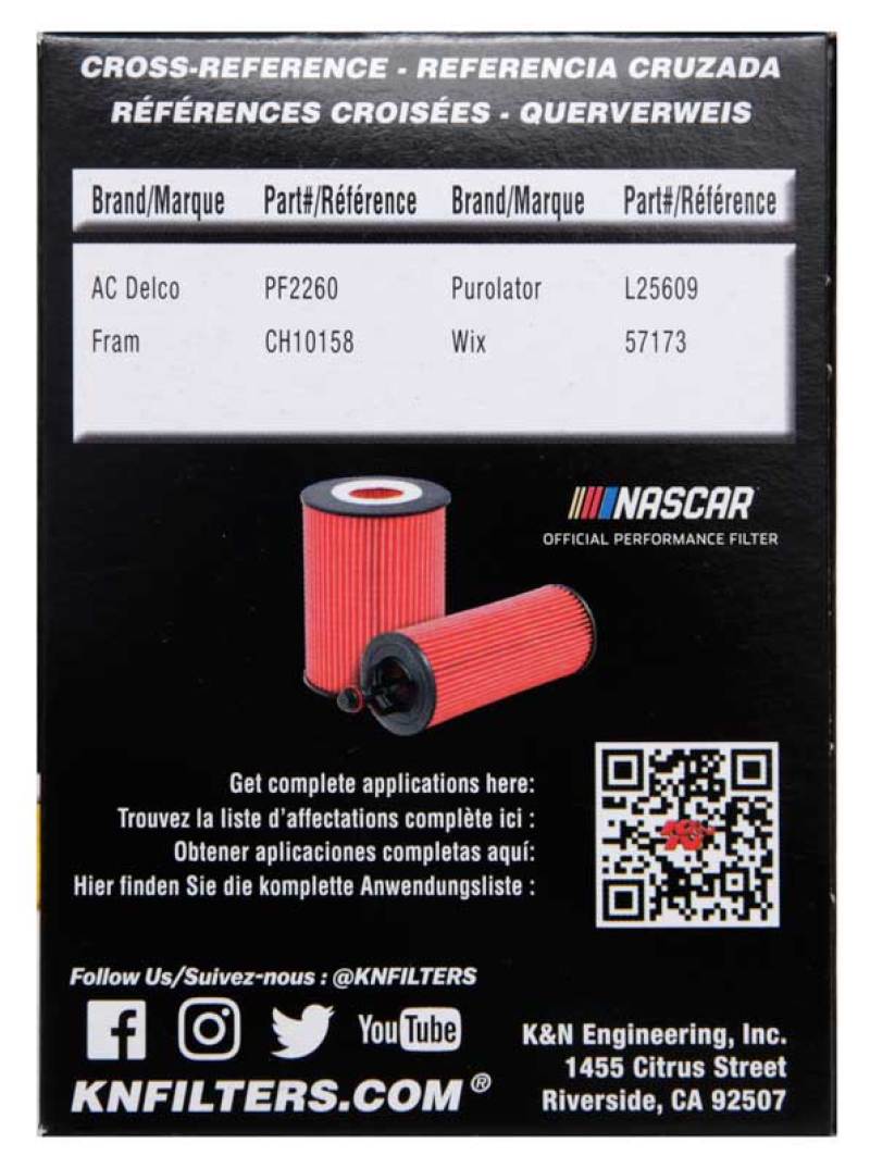 K&N Performance Oil Filter for 06-14 Toyota/Lexus Various Applications - Blais Performance Parts