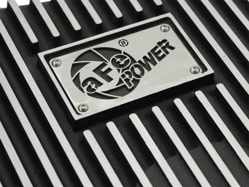 aFe Power Transmission Pan Black Machined 11-14 Ford 6R140 Trucks V8 6.7L (td) - Blais Performance Parts