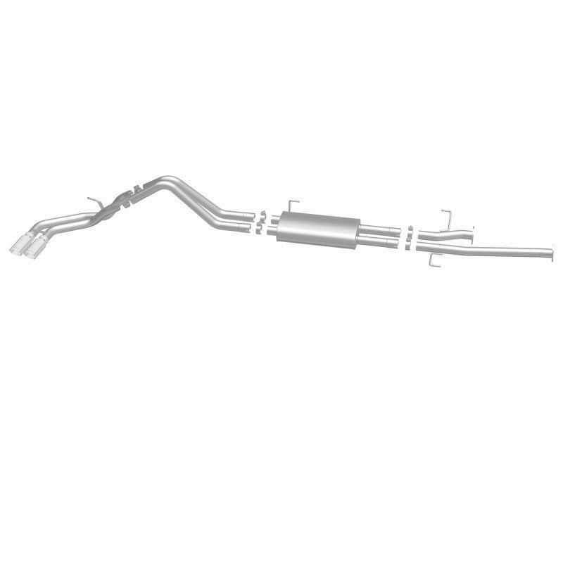 MagnaFlow 14 Toyota Tundra V8 4.6L/5.7L Stainless C/b Exhaust Dual same side pass. rear tire - Blais Performance Parts