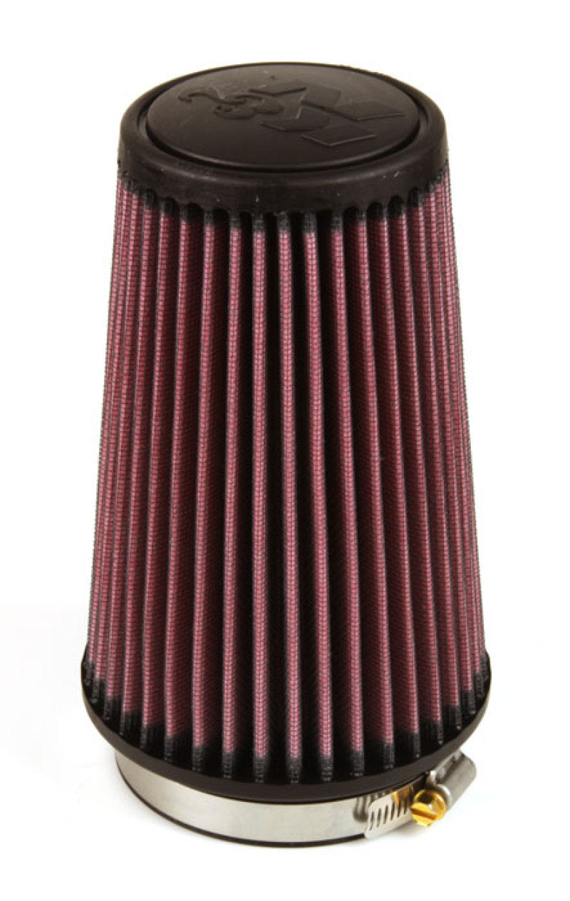 K&N Filter Universal Rubber Filter 3 1/2 inch Flange 4 5/8 inch Base 3 1/2 inch Top 7 inch Height - Blais Performance Parts