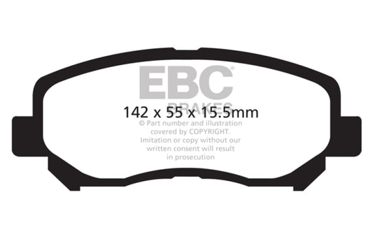 EBC 12+ Mazda CX-5 2 Ultimax2 Front Brake Pads - Blais Performance Parts