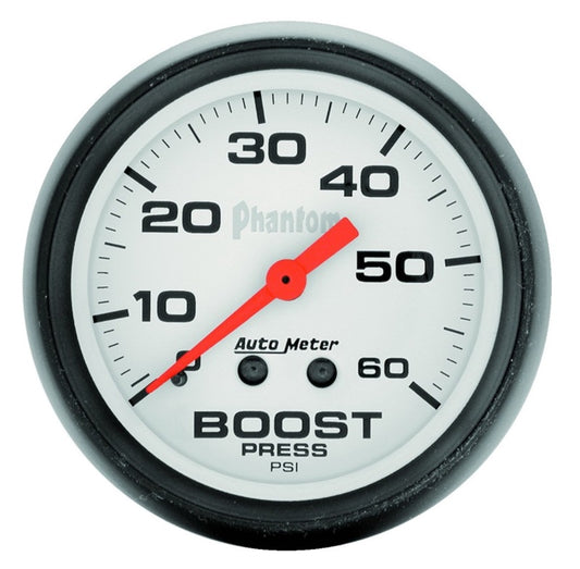 Autometer Phantom 52mm 0-60 PSI Mechanical Boost Gauge - Blais Performance Parts