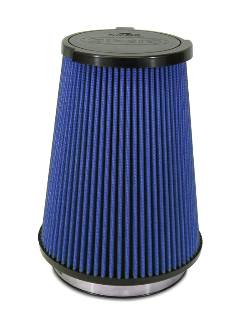 Airaid 10-14 Ford Mustang Shelby 5.4L Supercharged Direct Replacement Filter - Oiled / Blue Media - Blais Performance Parts