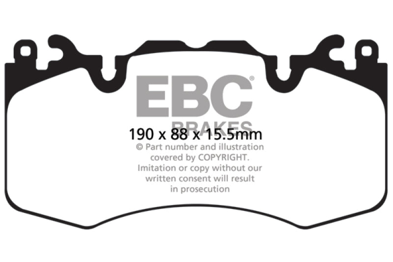 EBC 13+ Land Rover Range Rover 3.0 Supercharged Greenstuff Front Brake Pads - Blais Performance Parts