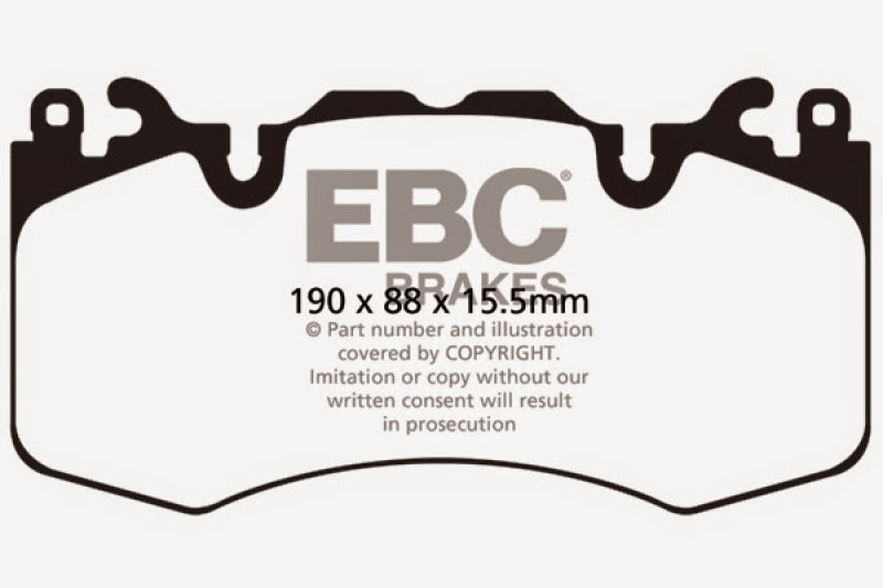 EBC 13+ Land Rover Range Rover 3.0 Supercharged Yellowstuff Front Brake Pads - Blais Performance Parts