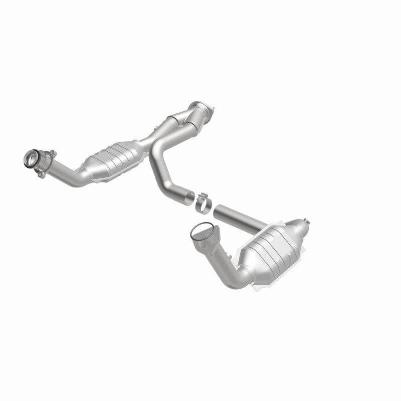 MagnaFlow Conv DF 02-06 Cadillac Escalade / 02-06 Chevy Avalanche 5.3L Dual Conv Y-Pipe Assembly 2WD - Blais Performance Parts