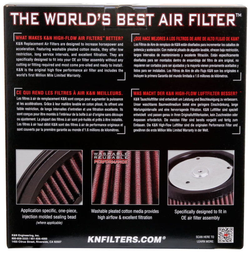 K&N Buell Firebolt/Lightning/Ulysses Replacement Air Filter - Blais Performance Parts