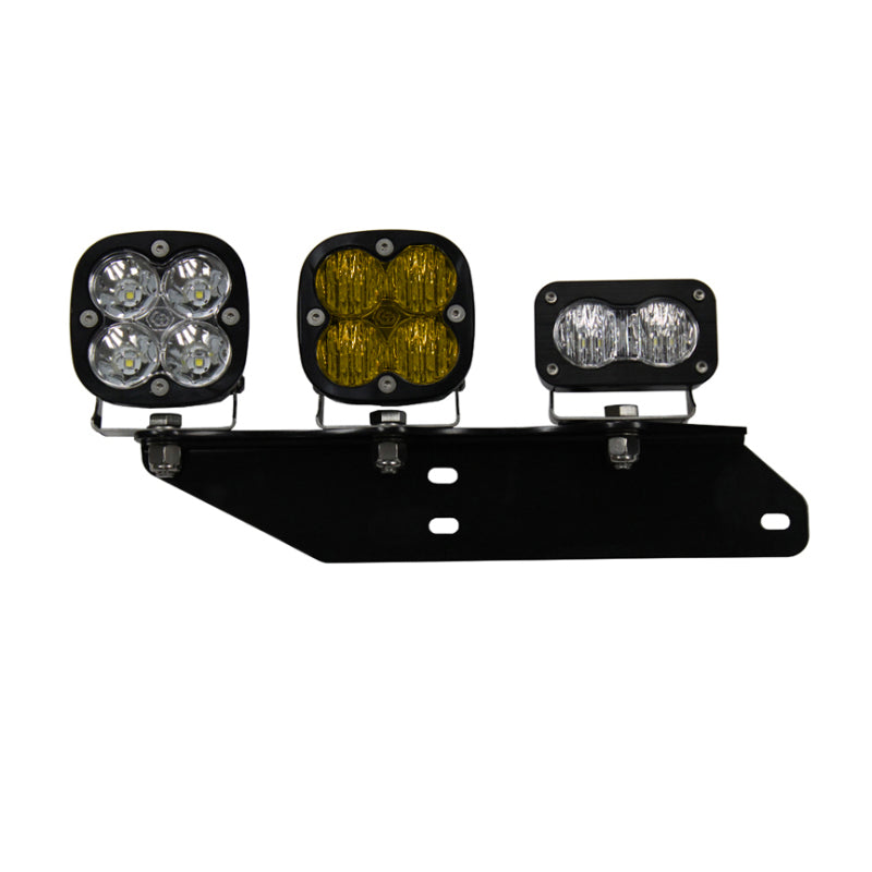 Baja Designs 17-18 F-150 Raptor Fog Light & Sportsmen Fog Pocket Kit - Amber - Blais Performance Parts