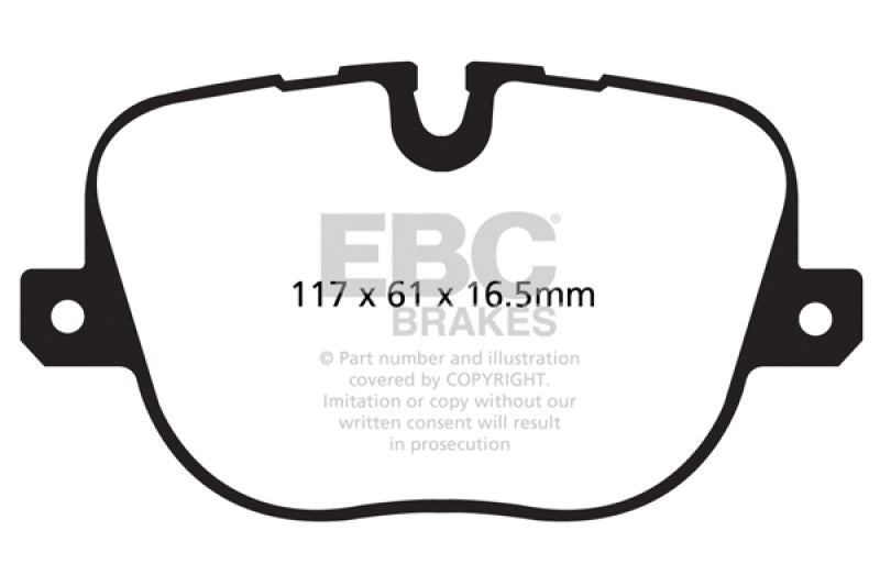 EBC 10-12 Land Rover Range Rover 5.0 Supercharged Greenstuff Rear Brake Pads - Blais Performance Parts