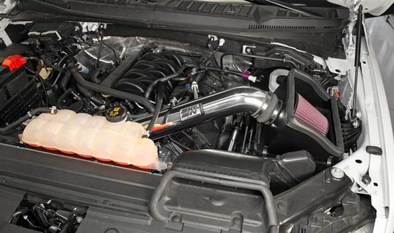 K&N 15 Ford F150 5.0L V8 F/I High Flow Performance Intake Kit - Blais Performance Parts