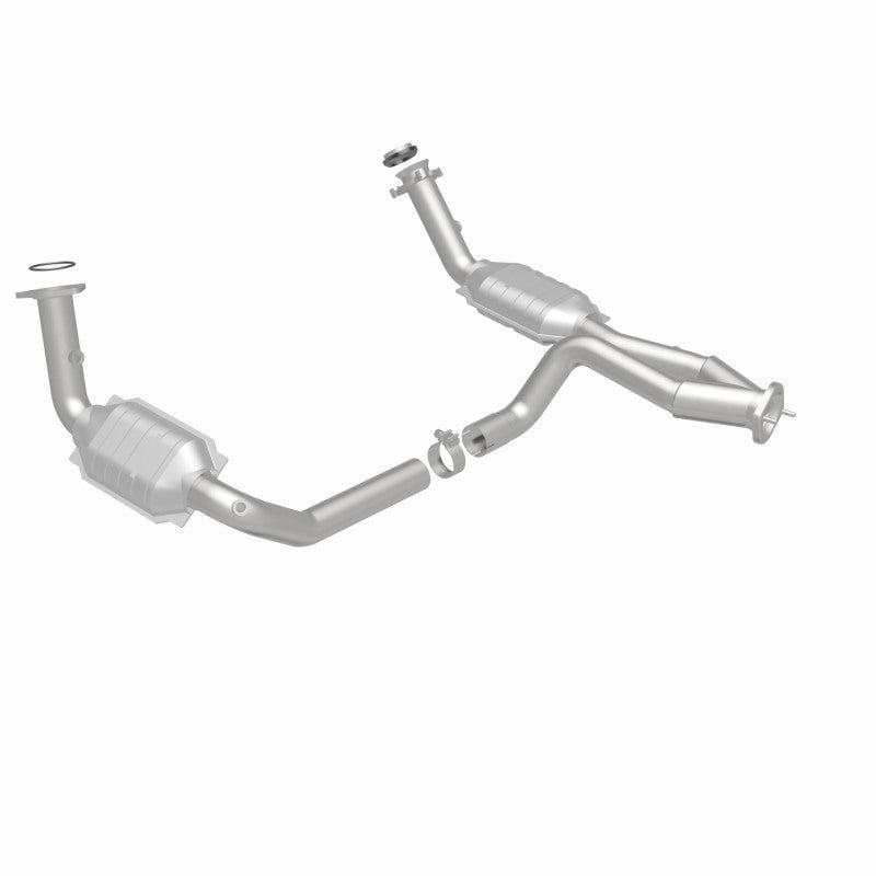 MagnaFlow Conv DF 02-06 Cadillac Escalade / 02-06 Chevy Avalanche 5.3L Dual Conv Y-Pipe Assembly 2WD - Blais Performance Parts