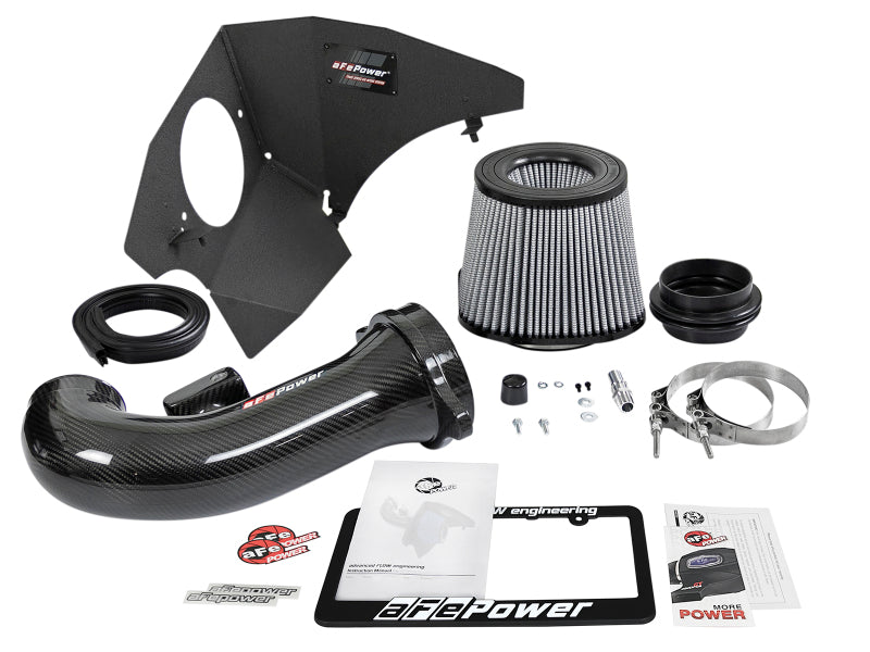 aFe 19-21 GM Trucks 5.3L/6.2L Track Series Carbon Fiber Cold Air Intake System W/ Pro Dry S Filters - Blais Performance Parts