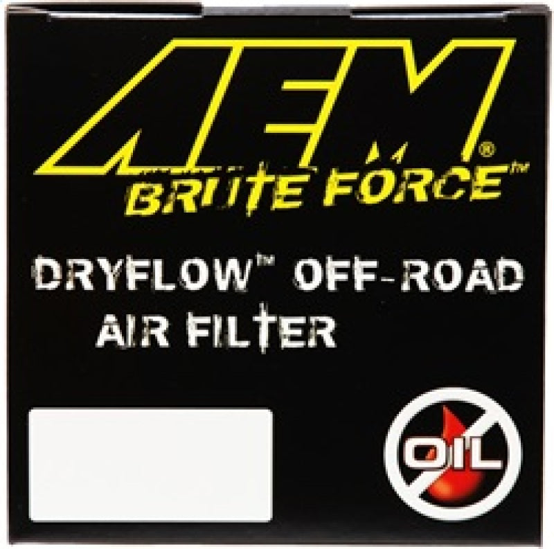 AEM Dryflow 4in. X 9in. Round Tapered Air Filter - Blais Performance Parts