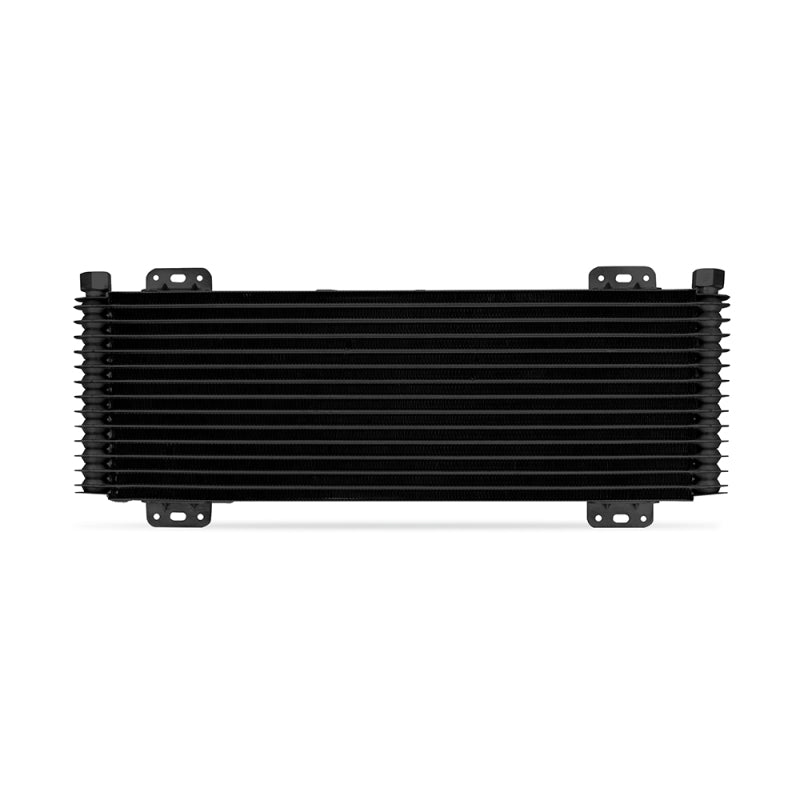 Mishimoto Universal Stacked Plate Trans Cooler 13 Row Black - Blais Performance Parts