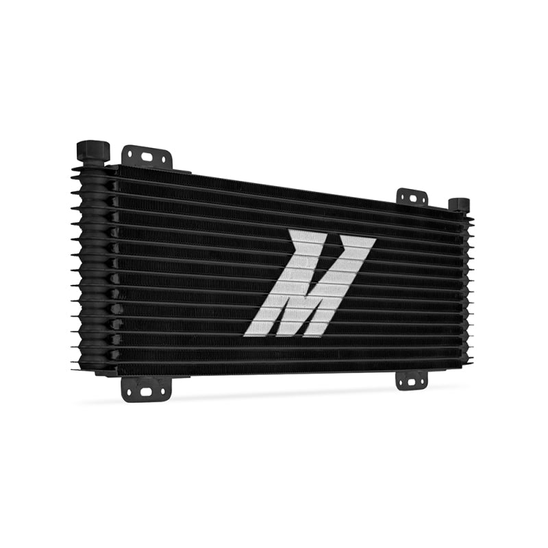 Mishimoto Universal Stacked Plate Trans Cooler 13 Row Black - Blais Performance Parts