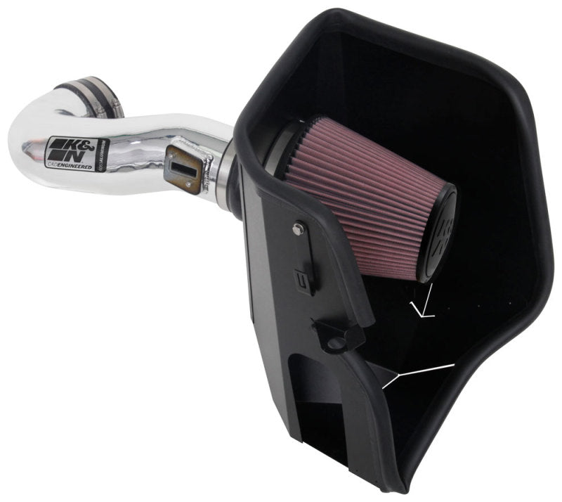 K&N 2019 Chevy Silverado / GMC Sierra 1500 V8-5.3/6.2L Performance Air Intake Kit - Blais Performance Parts