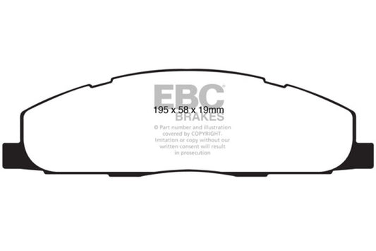 EBC 09-11 Dodge Ram 2500 Pick-up 5.7 2WD/4WD Greenstuff Rear Brake Pads - Blais Performance Parts