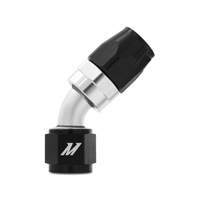 Mishimoto Aluminum -10AN 45 Degree Fitting - Black - Blais Performance Parts