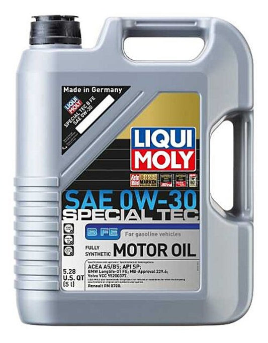 LIQUI MOLY 5L Special Tec B FE Motor Oil SAE 0W30 - Blais Performance Parts