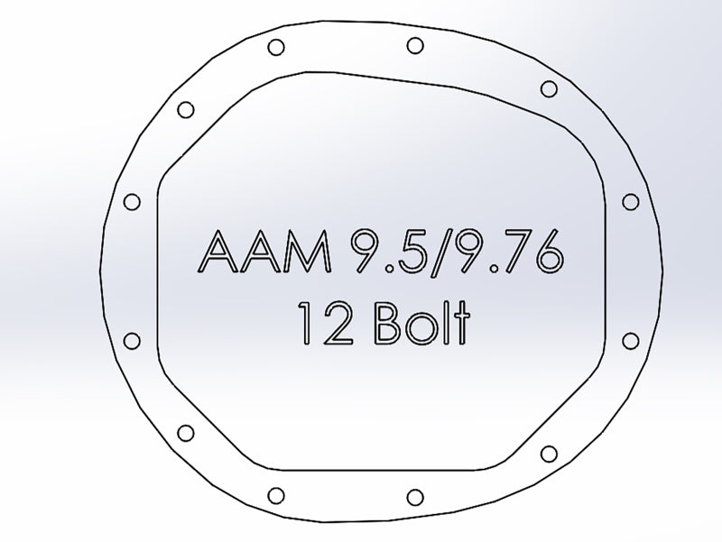 aFe Power Pro Series AAM 9.5/9.76 Rear Diff Cover Black w/Mach Fins 14-19 GM Silverado/Sierra 1500 - Blais Performance Parts