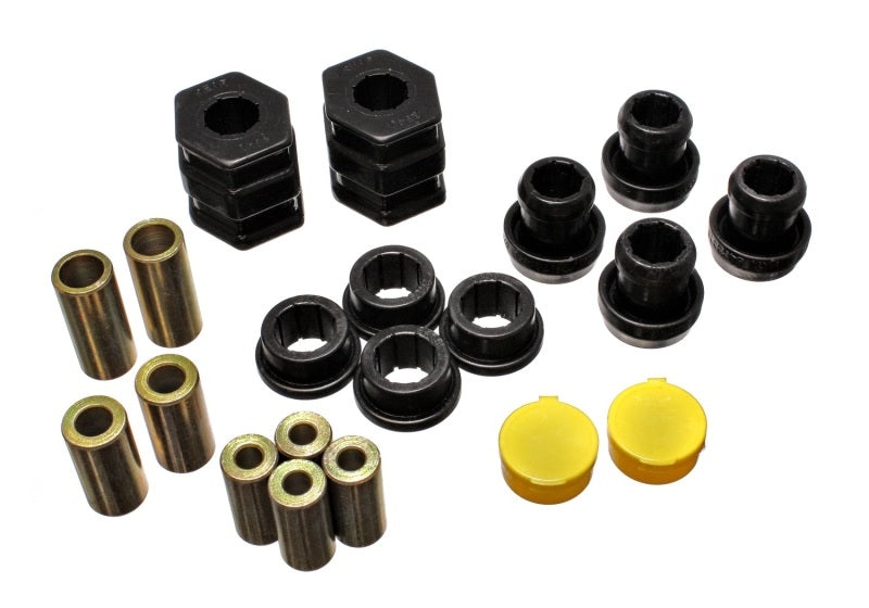 Energy Suspension 96-00 Honda Civic/CRX Black Front Control Arm Bushing Set - Blais Performance Parts