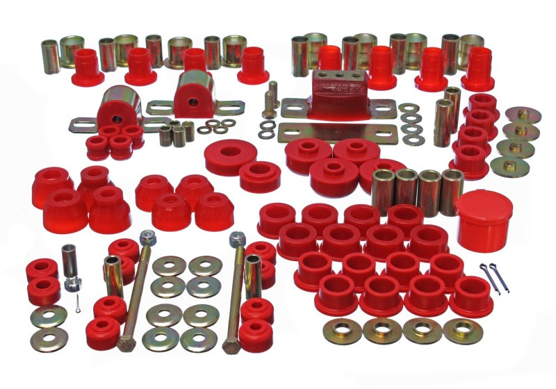 Energy Suspension 63-82 Chevrolet Corvette Red Hyper-flex Master Bushing Set - Blais Performance Parts