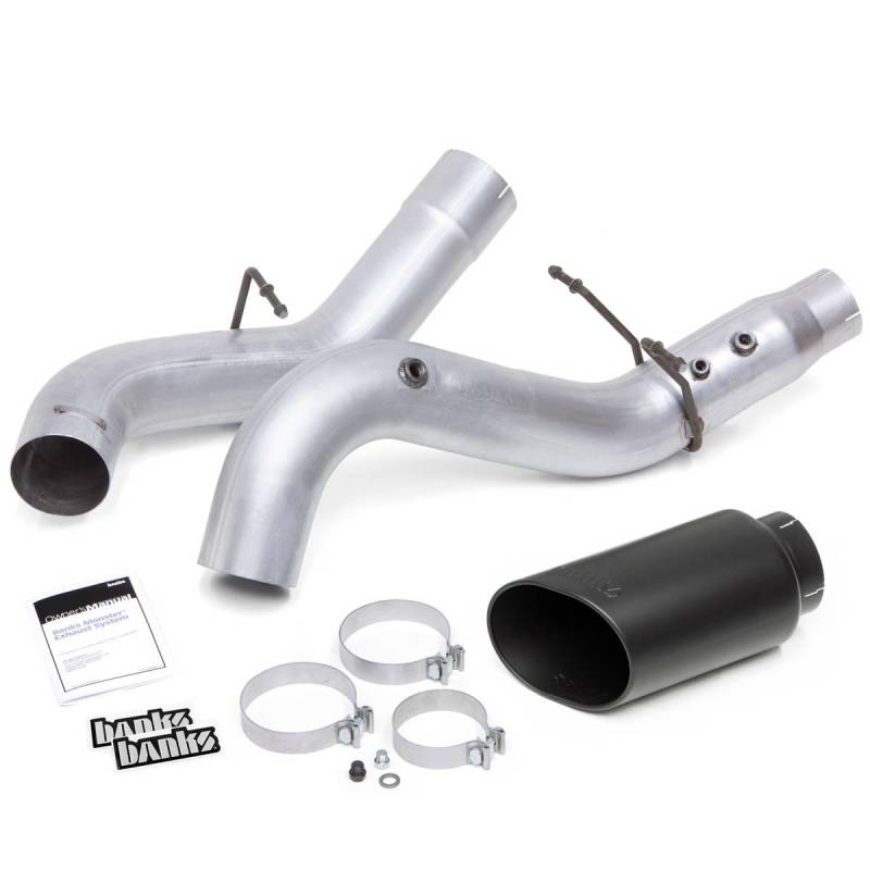 Banks Power 20-21 Chevy/GMC 2500/3500 6.6L Monster Exhaust System - Black Tip - Blais Performance Parts