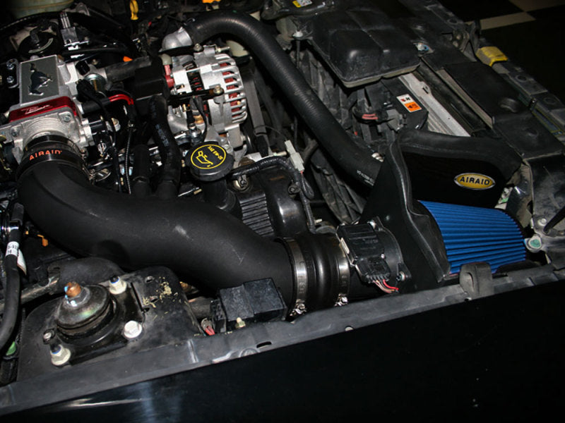 Airaid 99-04 Mustang GT MXP Intake System w/ Tube (Dry / Blue Media) - Blais Performance Parts