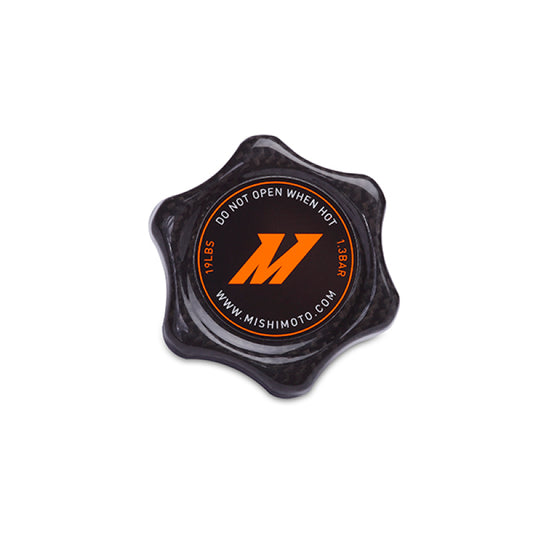 Mishimoto 1.3 Bar Rated Carbon Fiber Radiator Cap Small Import - Blais Performance Parts