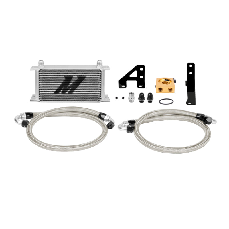 Mishimoto 15 Subaru STI Thermostatic Oil Cooler Kit - Silver - Blais Performance Parts