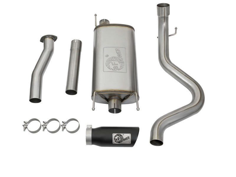 aFe MACHForce XP Cat-Back SS w/Black Tips 16 Toyota Tacoma V6-3.5L - Blais Performance Parts