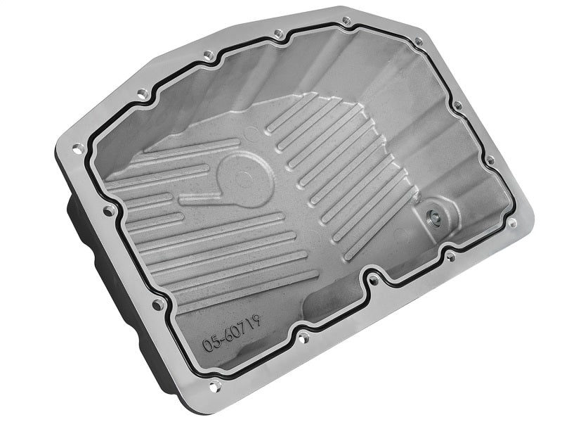 AFE Pro Series Engine Oil Pan Black w/Machined Fins; 11-16 Ford Powerstroke V8-6.7L (td) - Blais Performance Parts