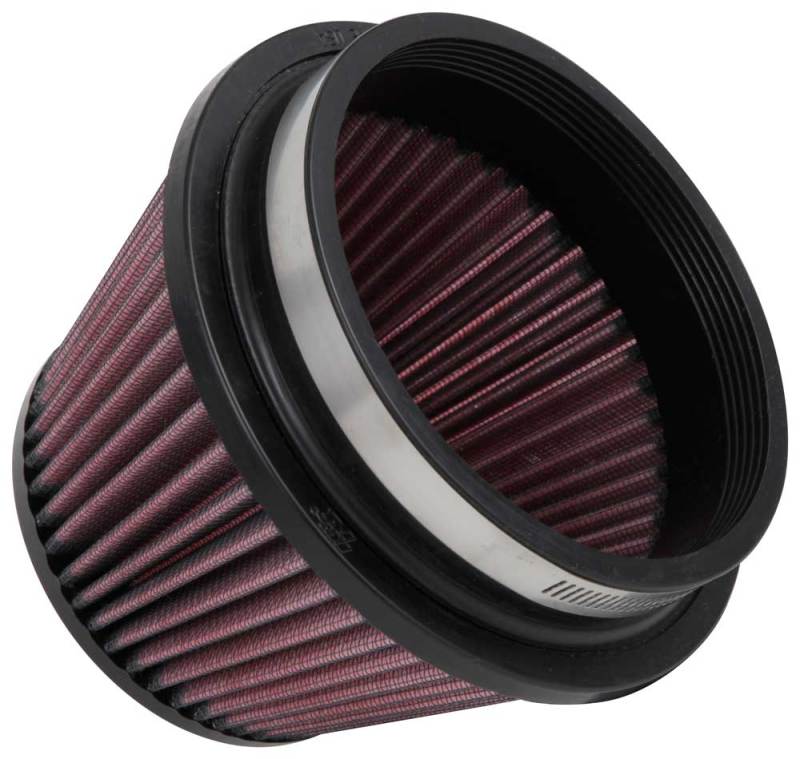 K&N Universal Rubber Filter 5in Flange ID x 6.5in Base OD x 4.5in Top OD x 4.125in Height - Blais Performance Parts