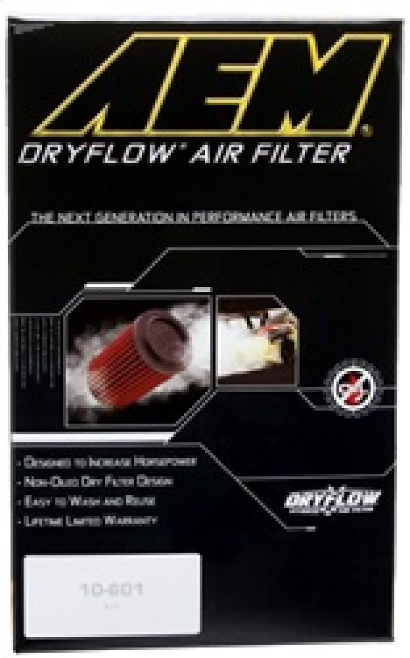 AEM DryFlow Air Filter - Round 2.75in ID x 6.25in OD x 8.25in H fits 2007-2014 Ford/Volvo - Blais Performance Parts