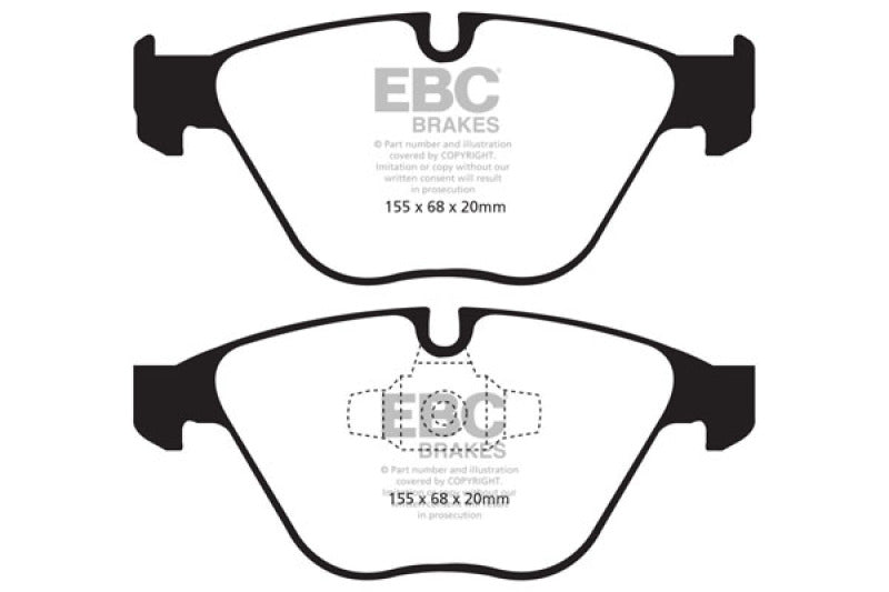 EBC 13+ BMW X1 2.0 Turbo (28i) Yellowstuff Front Brake Pads - Blais Performance Parts