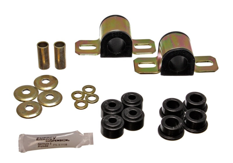 Energy Suspension 84-01 Jeep Cherokee Black Frt 25mm Sway Bar Bushing Set w/End Link Bushings - Blais Performance Parts