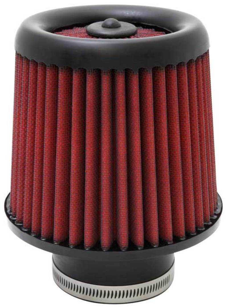 AEM DryFlow Air Filter - Round Tapered 5in Top OD x 6 Base OD x 5.563in H x 3in Flange ID - Blais Performance Parts