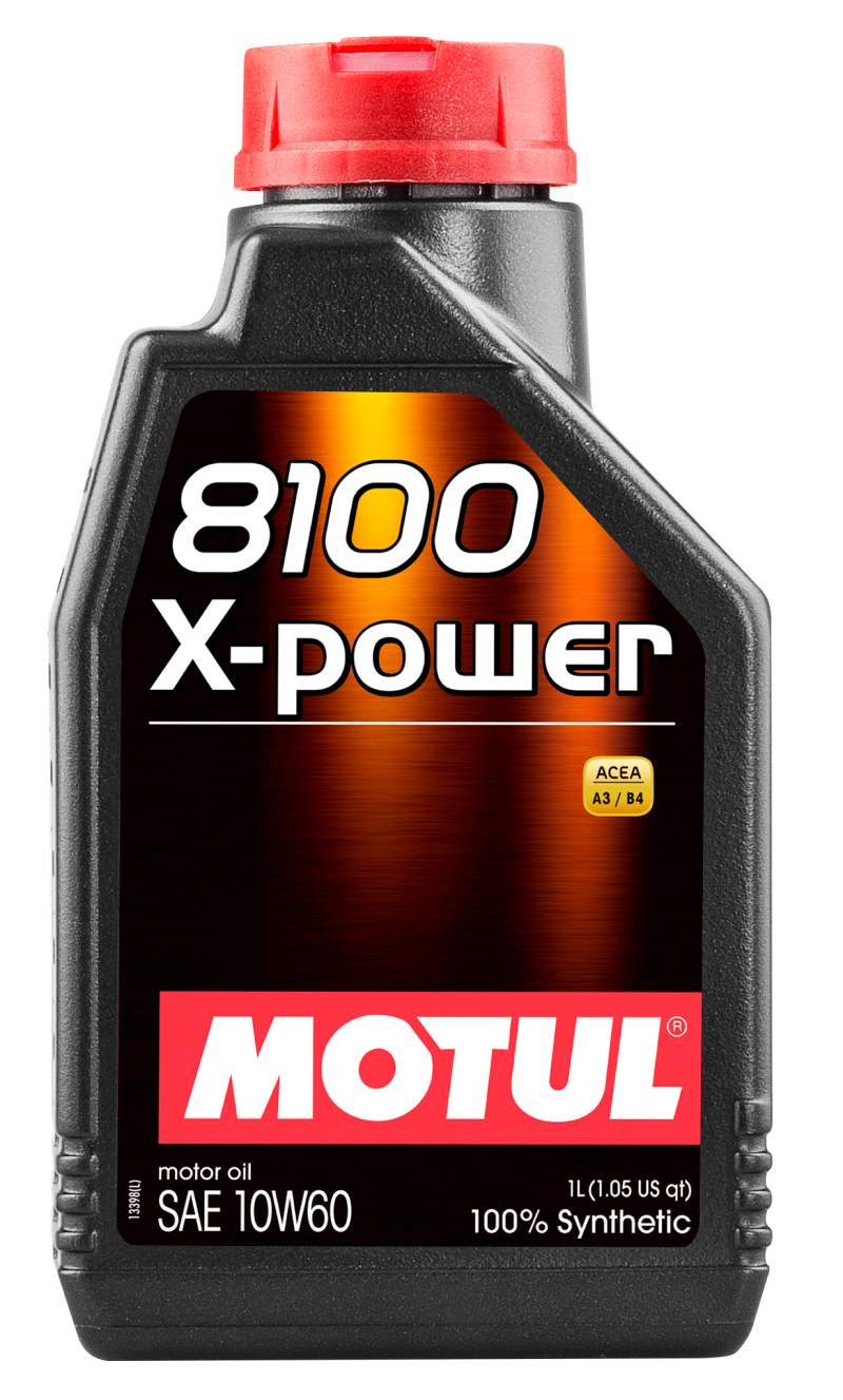 Motul 1L Synthetic Engine Oil 8100 10W60 X-Power - ACEA A3/B4 - Blais Performance Parts