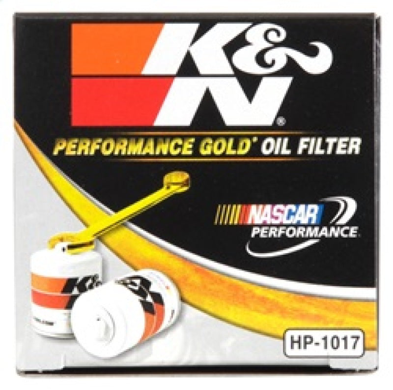 K&N 3.74inch / 2.98 OD Performance Gold Oil Filter - Blais Performance Parts