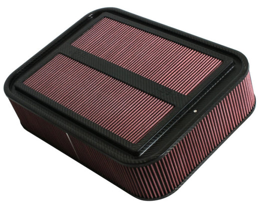 K&N Custom Racing Assembly Carbon Fiber 4in Air Box w/o Base - Large - Blais Performance Parts