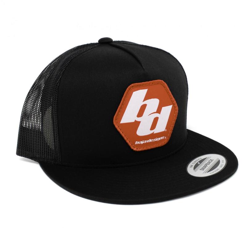 Baja Designs Flexfit Trucker Hat - Black - Blais Performance Parts