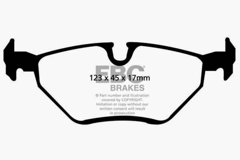 EBC 99-02 BMW Z3 2.5 Ultimax2 Rear Brake Pads - Blais Performance Parts